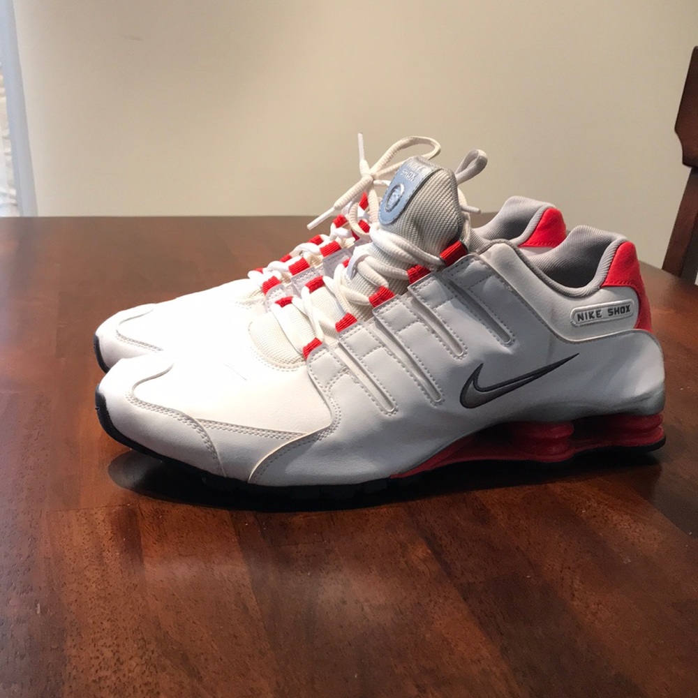 Red/ White Nike Shox Deliver Size 13
